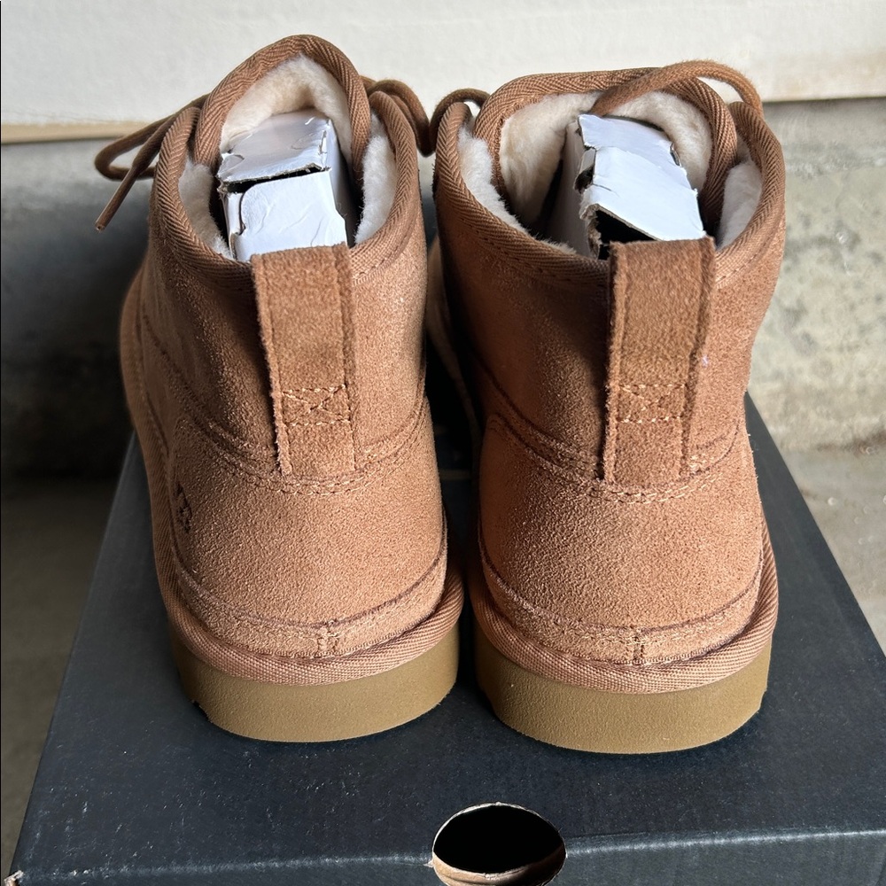 UGG Mens Neumel Boots Chestnut Size 10 Nwt - Picture 5 of 10